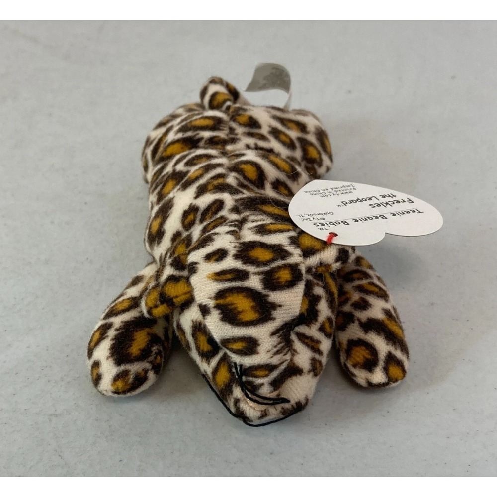 ty Teenie Beanie Babies 1993‎ Freckles the Leopard Vintage